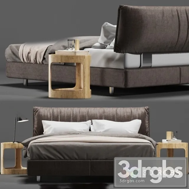 Caccaro Parentesi Bed 3D Model Download