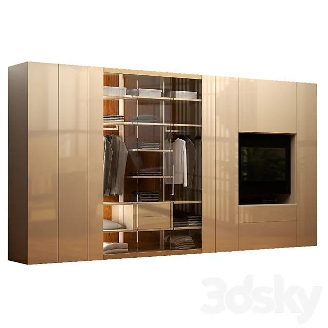 Caccaro_ROOMY cabinet 3D Model Caccaro_ROOMY cabinet 3D Model