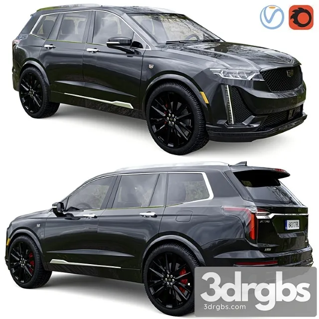 Cadillac XT6 3D Model Download