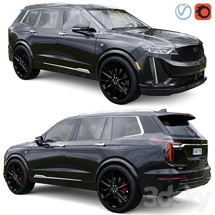 Cadillac XT6 3D Model