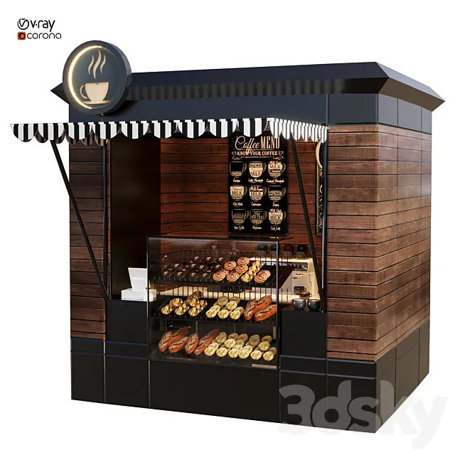 cafe 05 3D Model