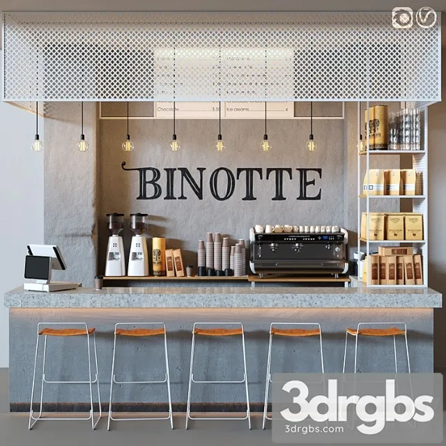Cafe binotte v. 2 3D Model Download