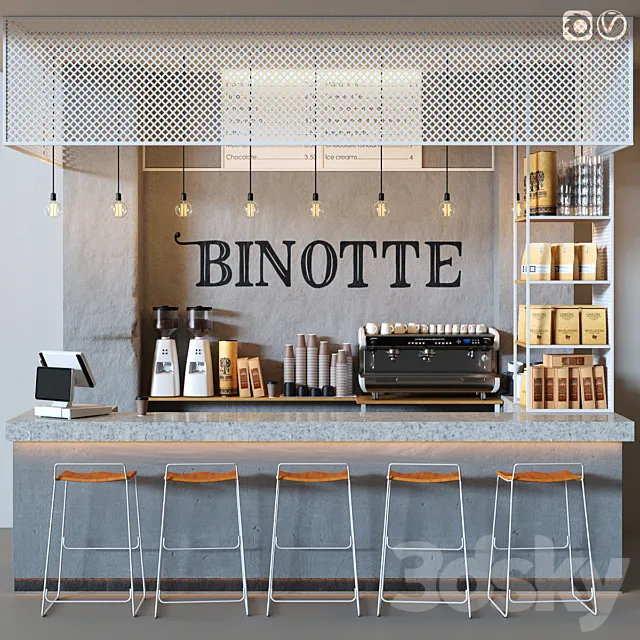 Cafe Binotte v. 2 3DModel