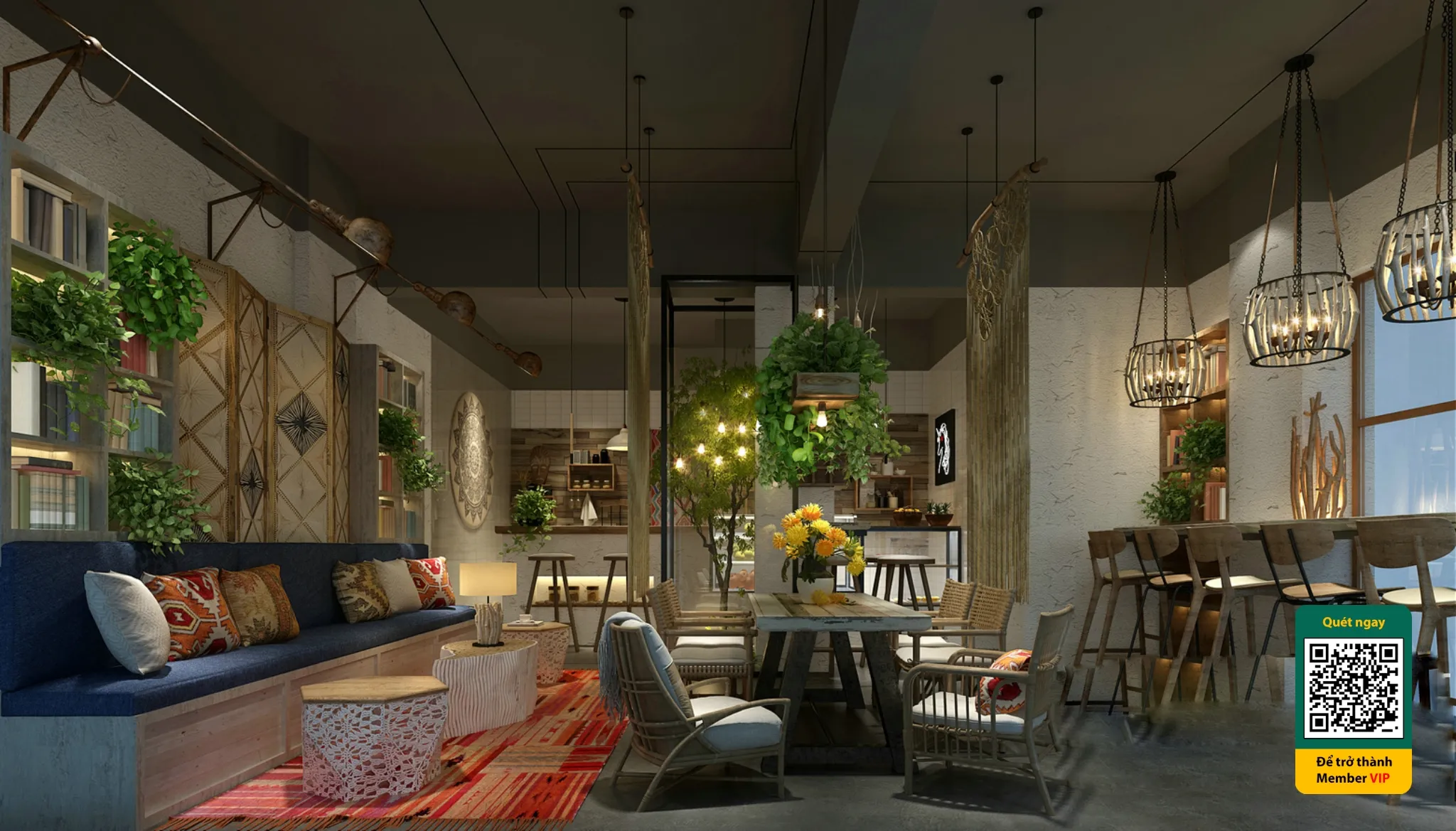 Cafe milk tea shop 3D – 002 – 3619