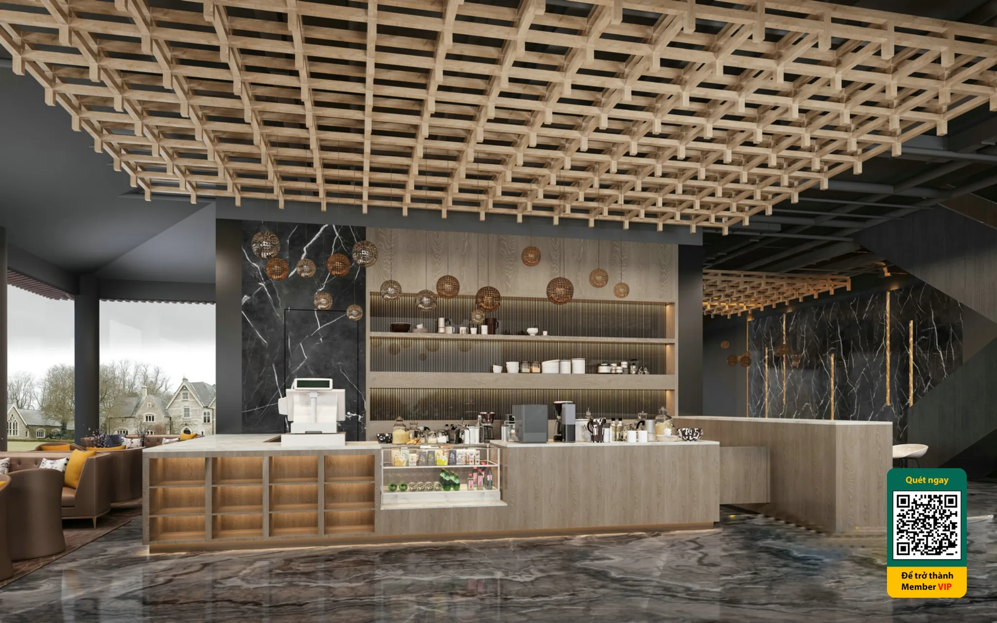 Cafe milk tea shop 3D – 005 – 3622