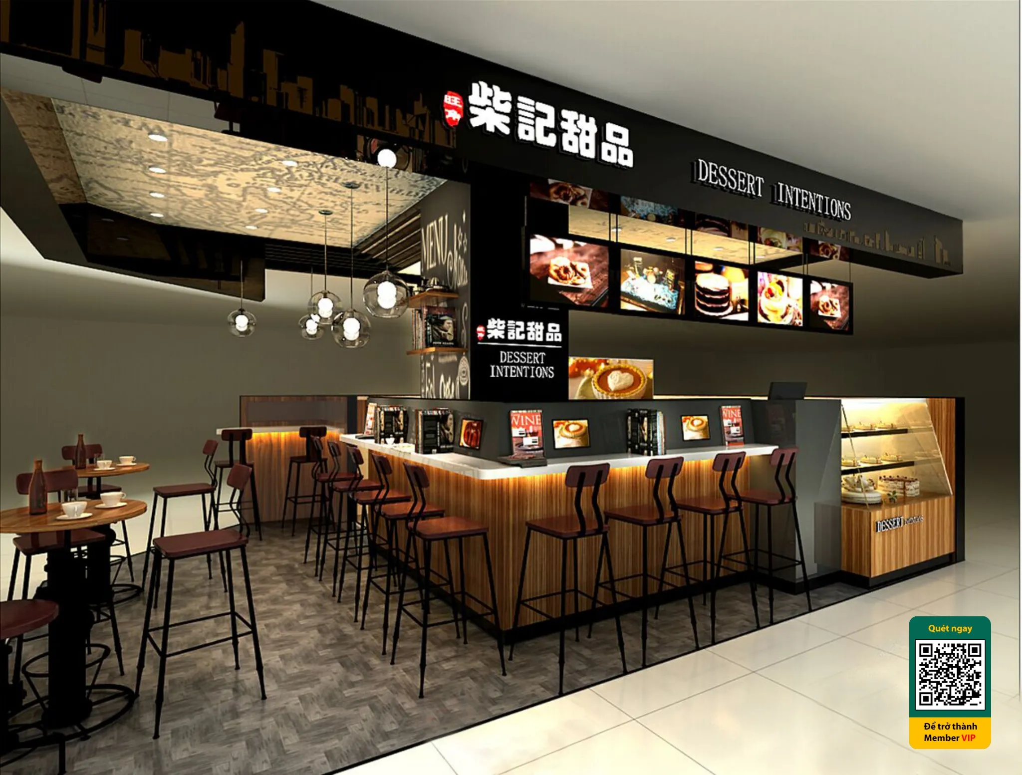 Cafe milk tea shop 3D – 006 – 3623