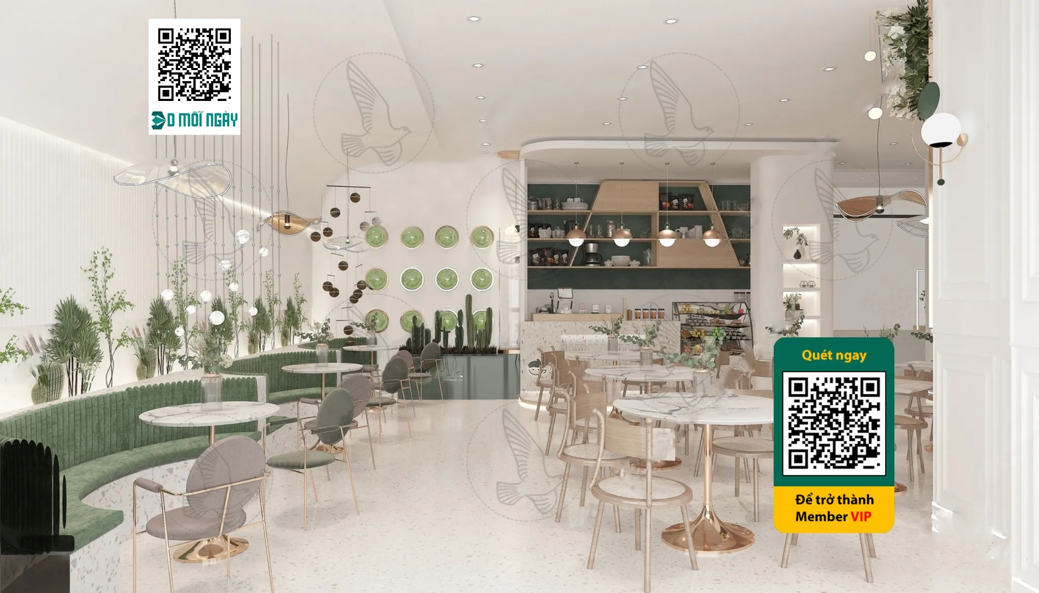 Cafe milk tea shop 3D – 012 – 3629