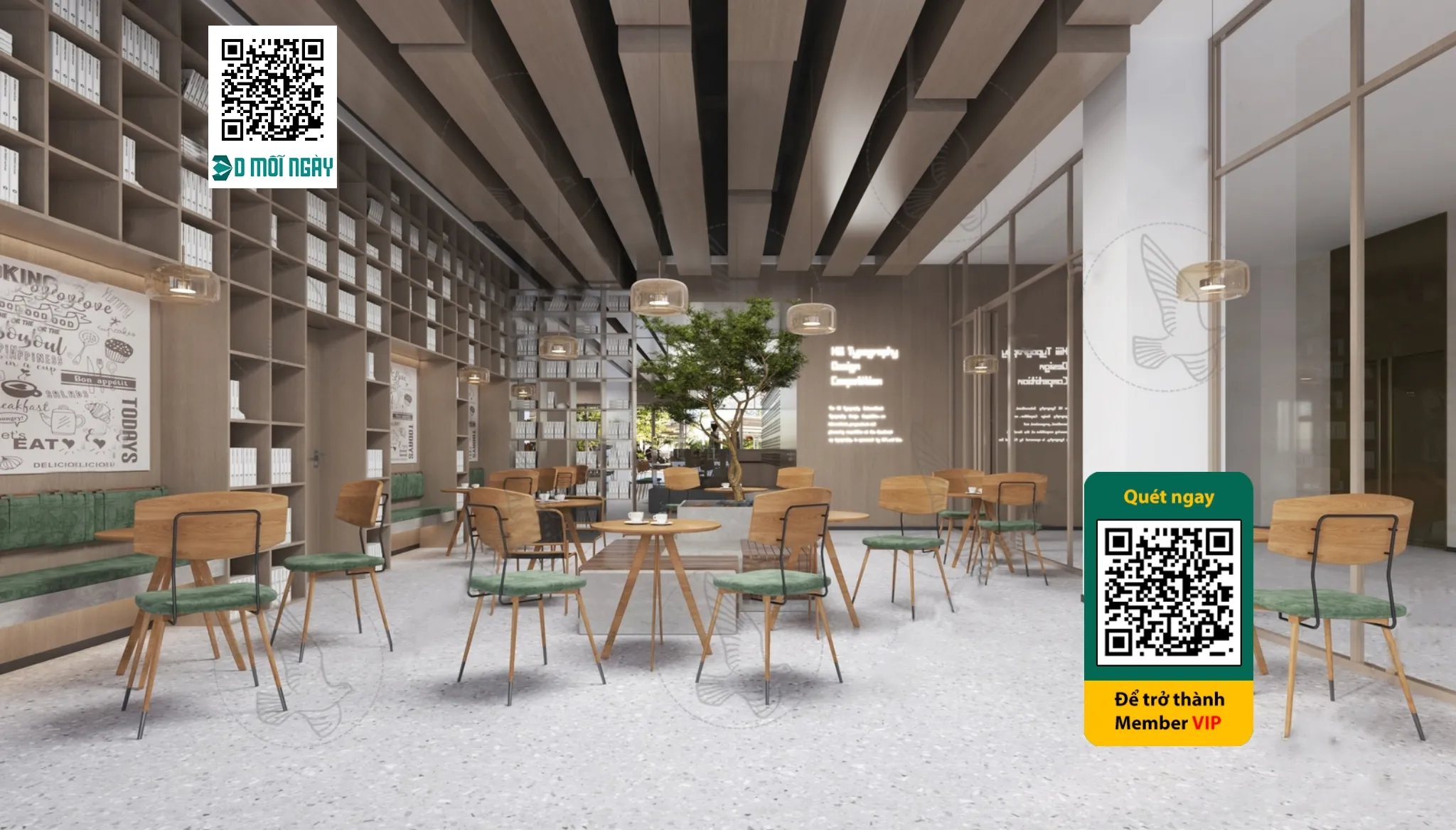 Cafe milk tea shop 3D – 013 – 3630