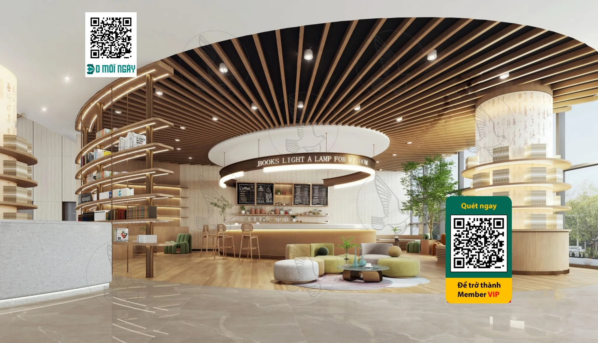 Cafe milk tea shop 3D – 018 – 3635