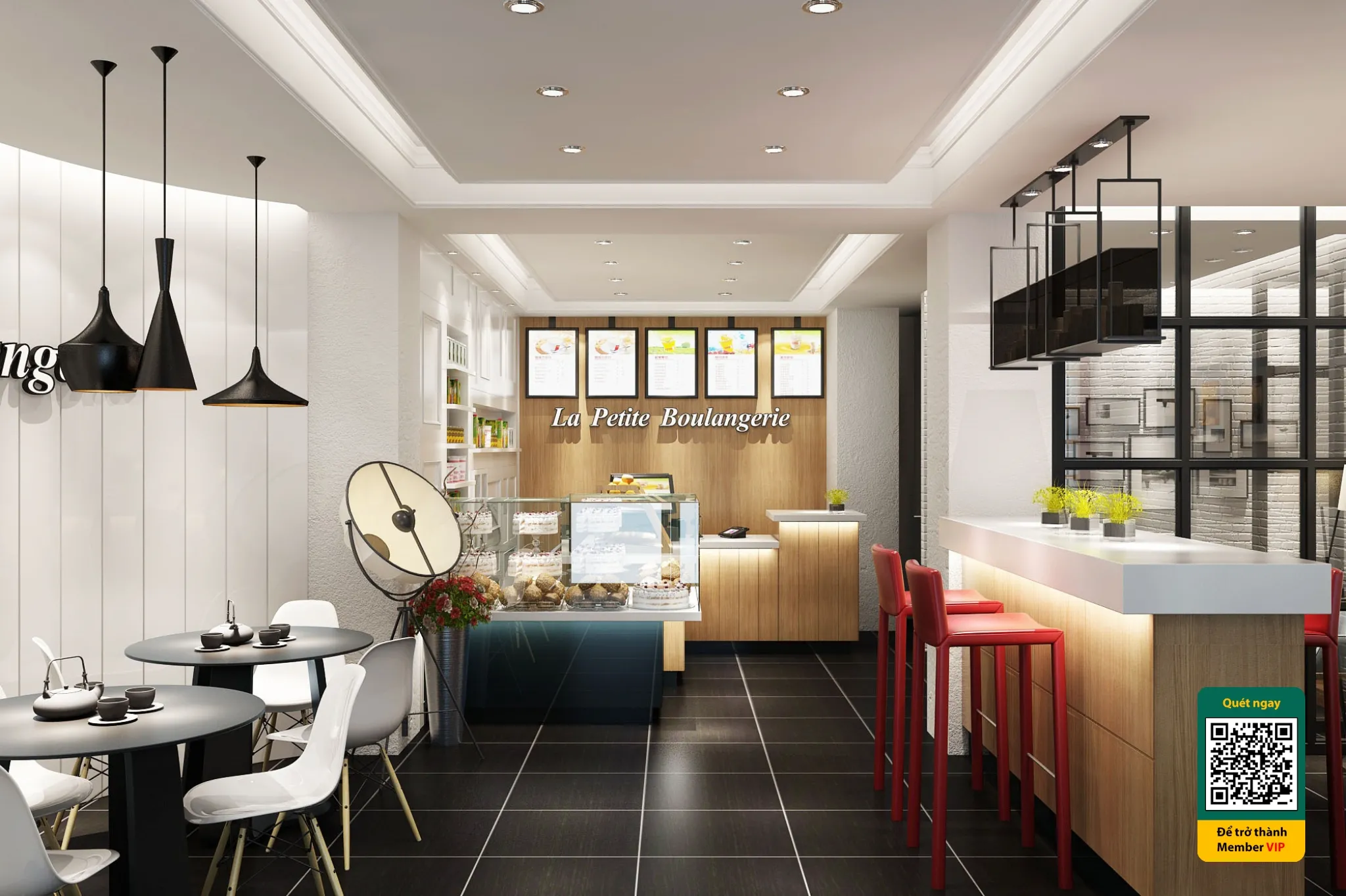 Cafe milk tea shop 3D – 020 – 3637