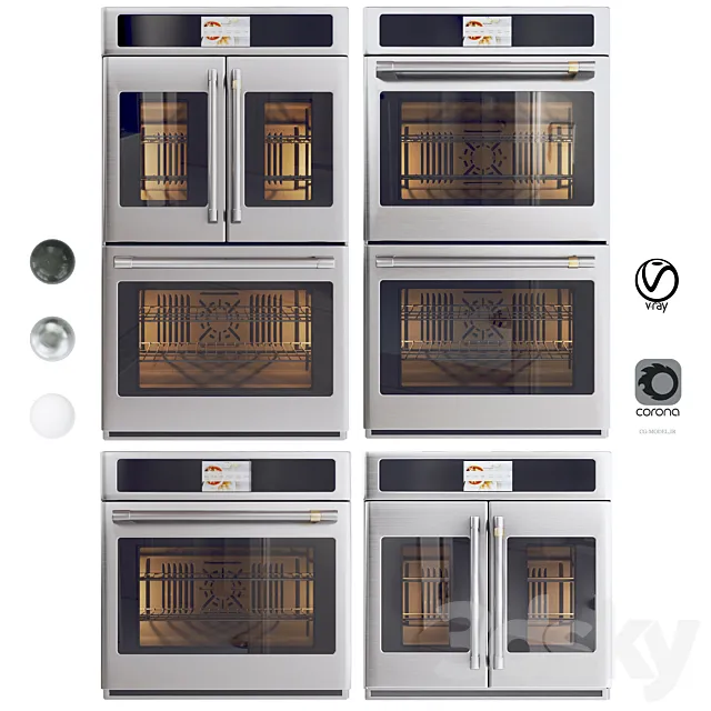 Cafe ‘oven collection 3D Model Cafe ‘oven collection 3D Model