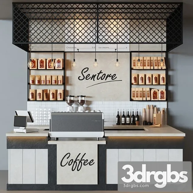 Cafe sentore 3D Model Download