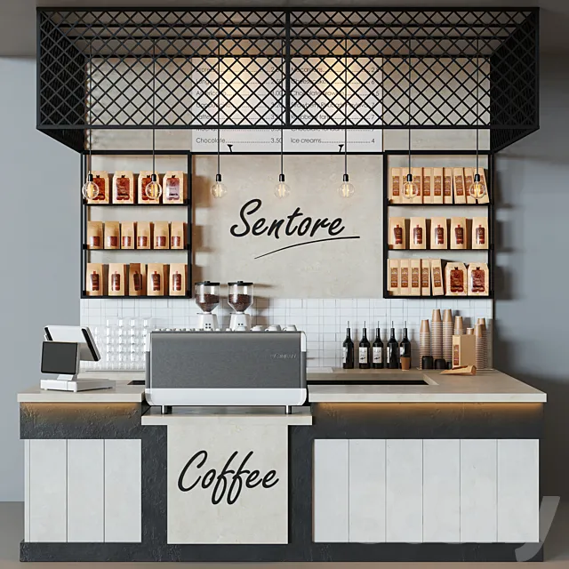 Cafe sentore 3D Model