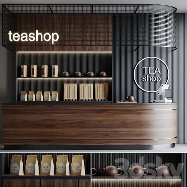 Cafe Teashop 1 3DModel
