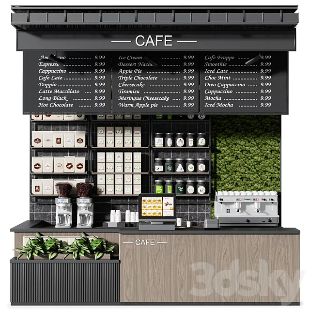 Cafe vol 20 3D Model