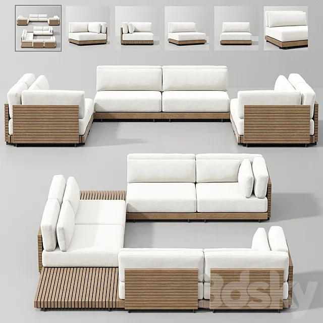 CAICOS MODULAR SOFA_13 3DModel