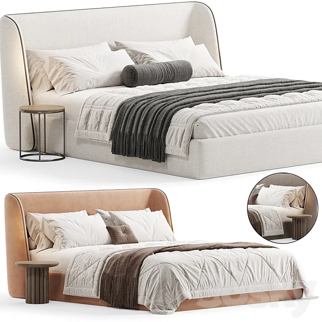 Caillou Bed By Casaricca 3D Model Caillou Bed By Casaricca 3D Model