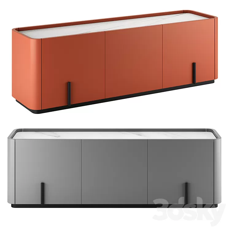CAILLOU | Sideboard by Liu Jo Living Collection 3D Model CAILLOU | Sideboard by Liu Jo Living Collection 3D Model