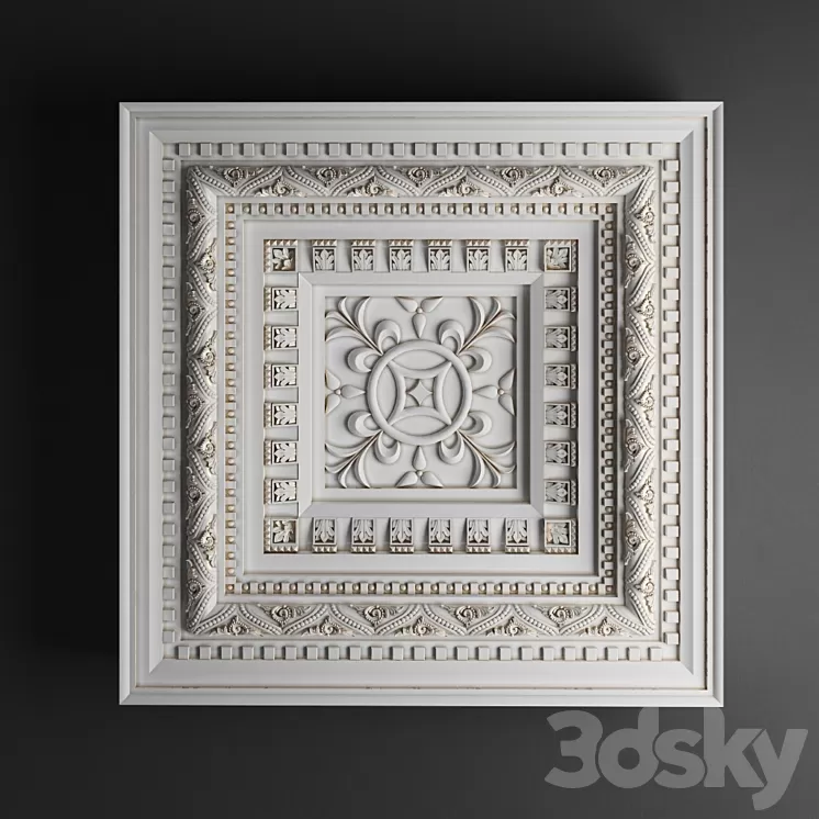 Caisson 3D Model Caisson 3D Model