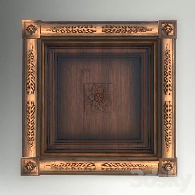 Caisson 3D Model Caisson 3D Model