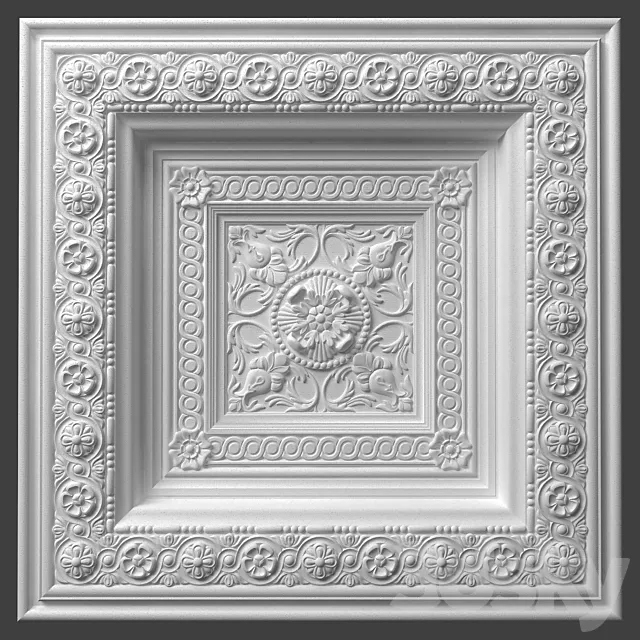 Caisson №1451 (2) 3D Model Caisson №1451 (2) 3D Model