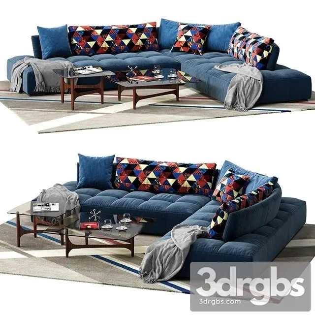 Calanque Sofa 3D Model Download Calanque Sofa 3D Model Download