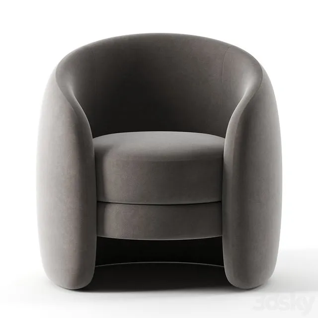 Calder armchair by Crate and Barrel 3D Model Calder armchair by Crate and Barrel 3D Model