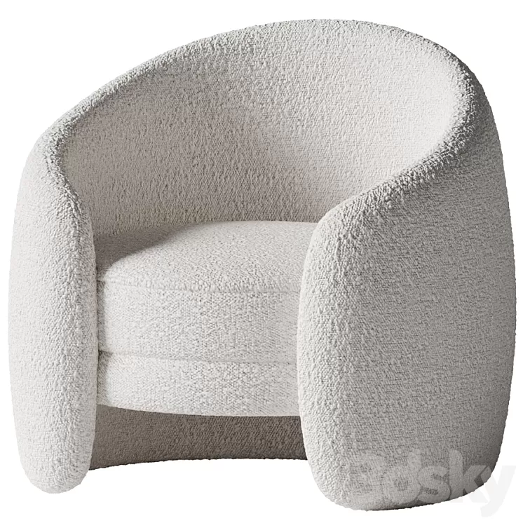 Calder Chair – Crate and Barrel 3D Model Calder Chair – Crate and Barrel 3D Model