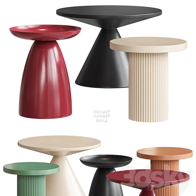 Calder Lander Build table Divan.ru 3D Model