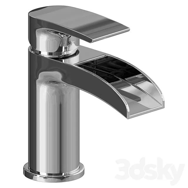 Cali Vigo Waterfall Mono Basin Mixer 3D Model