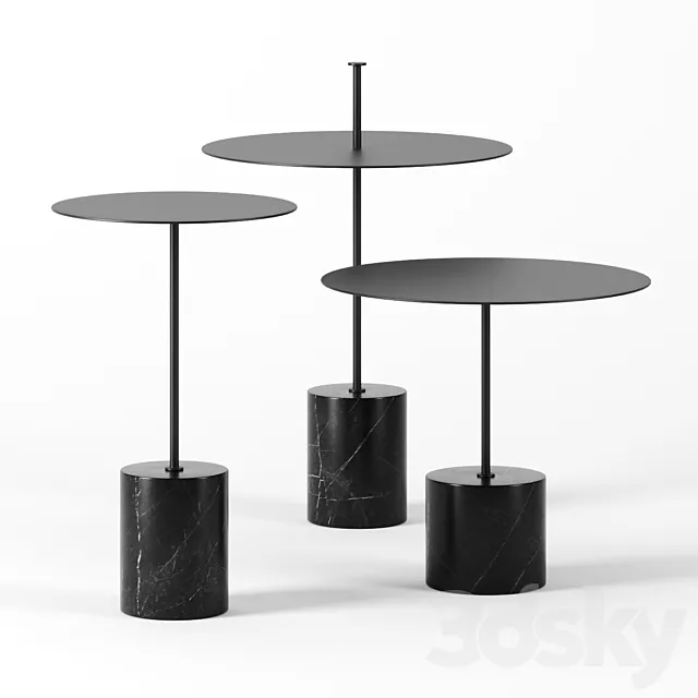 CALIBER side tables by Wendelbo 3D Model