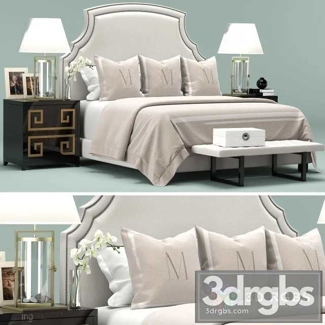 California Bed 3D Model Download