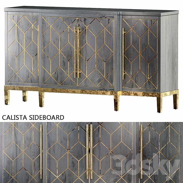 Calista sideboard 3DModel Calista sideboard 3DModel