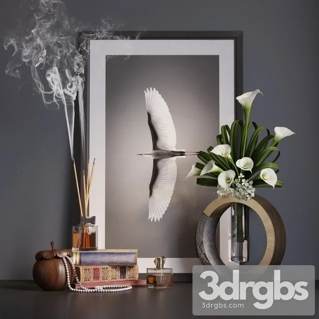 Calla Decor Set 3D Model Download Calla Decor Set 3D Model Download