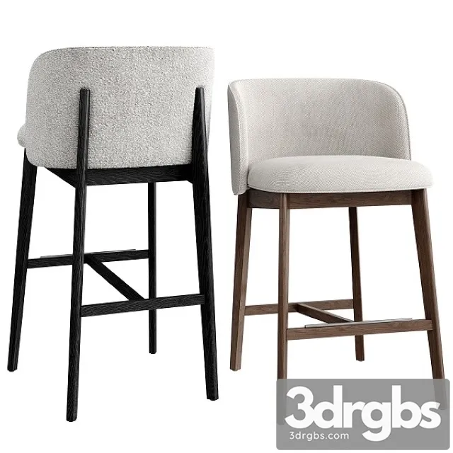 Calligaris Abrey Stool 3D Model Download