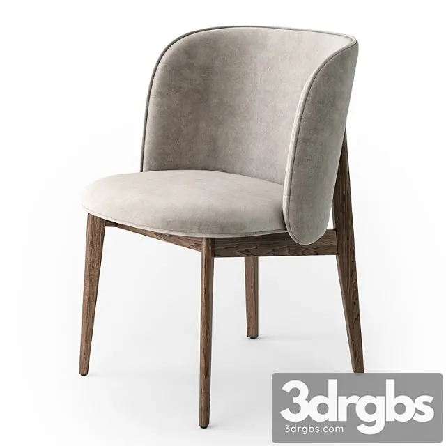 Calligaris Abrey Wood Armchair 3D Model Download