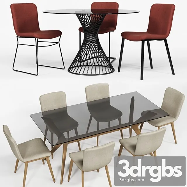 Calligaris annie chair vortex tokyo table 2 3D Model Download Calligaris annie chair vortex tokyo table 2 3D Model Download