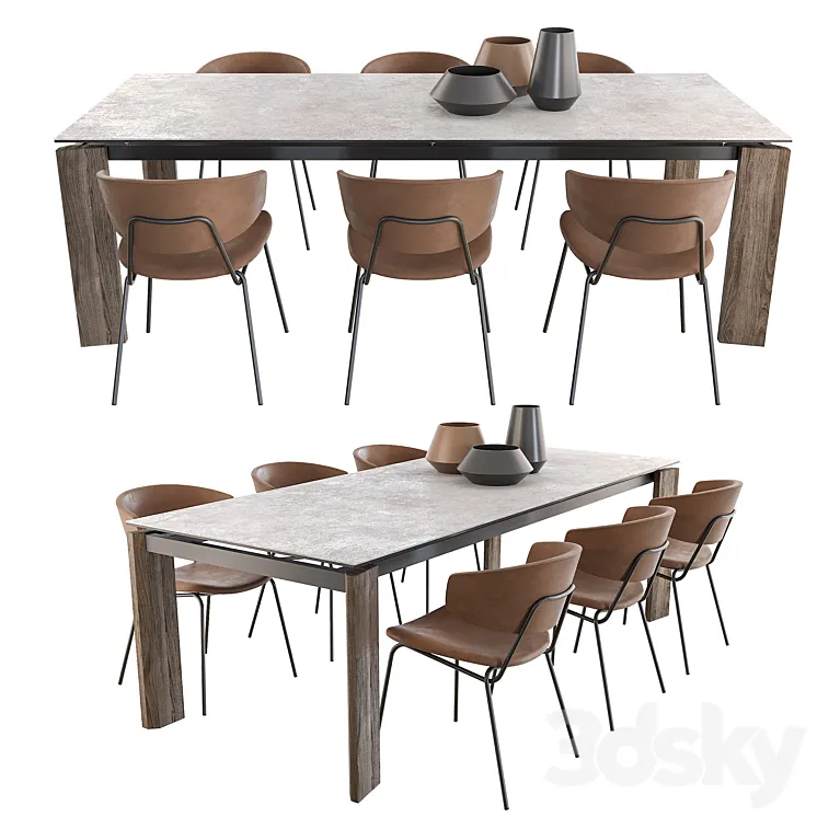 Calligaris boulevard sophia 3D Model Free Download