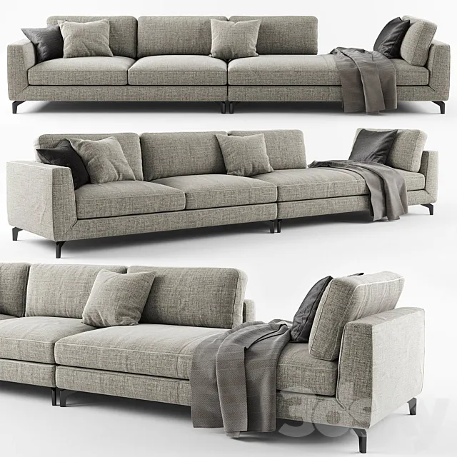 Calligaris CARRE sofa 3D Model