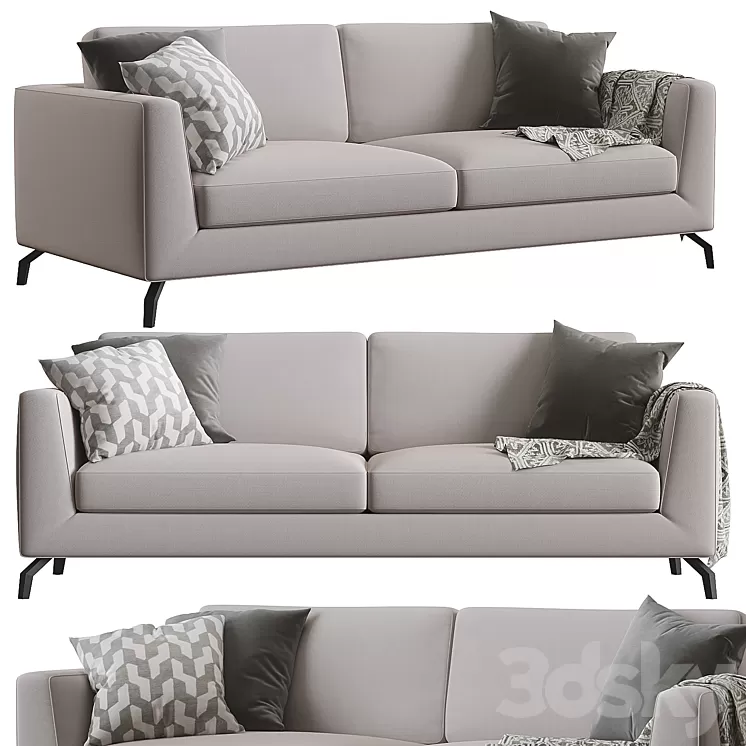 Calligaris | Carre sofa 3D Model