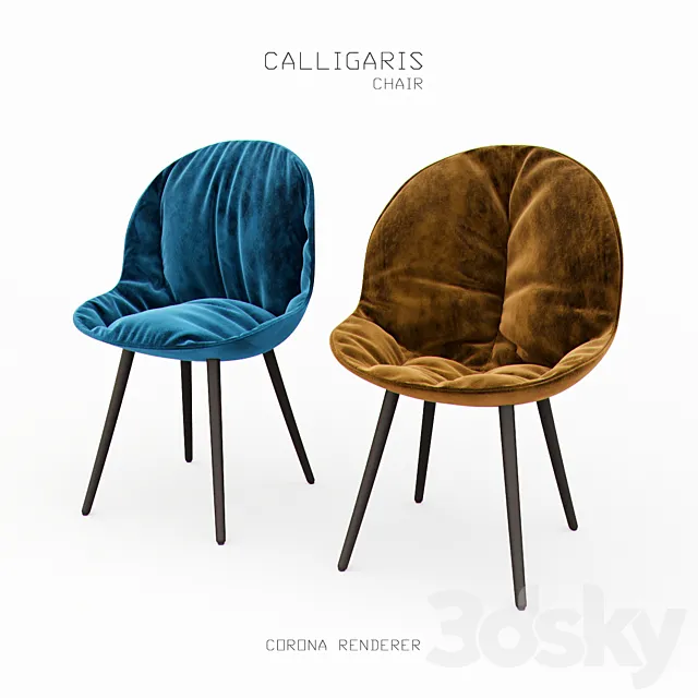 Calligaris Chair 3D Model