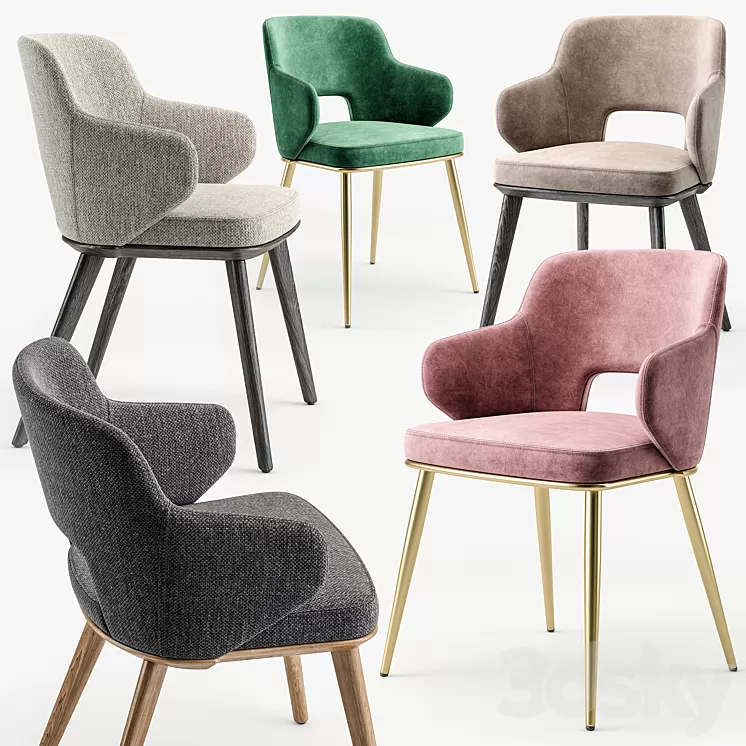 Calligaris foyer armchair 3D Model Calligaris foyer armchair 3D Model