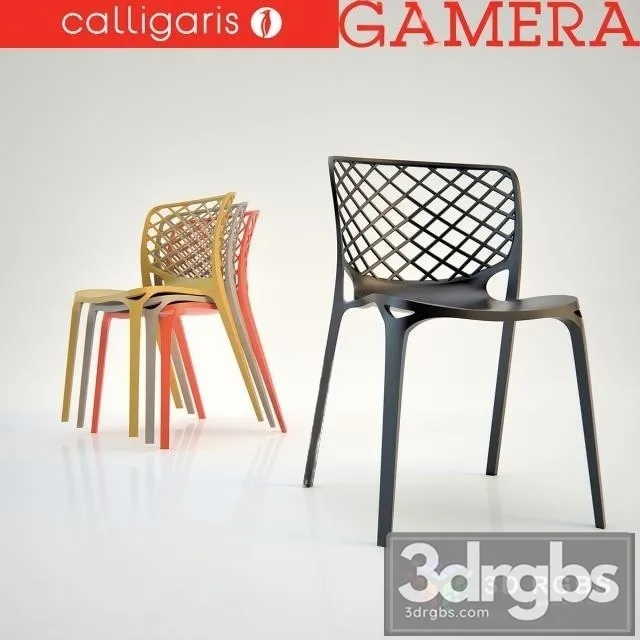 Calligaris Gamera Chair 3D Model Download