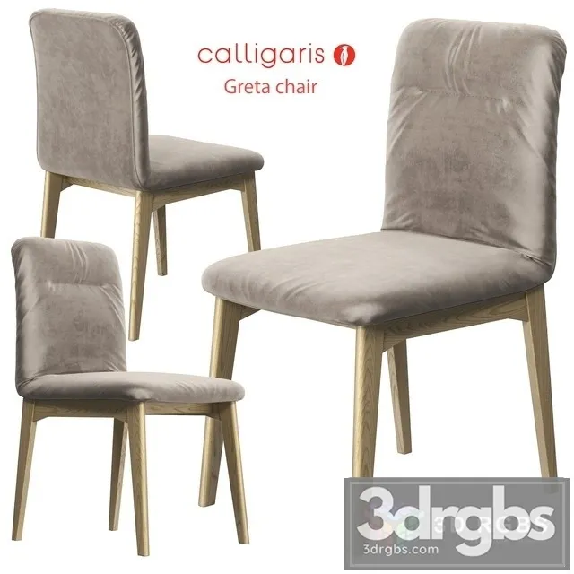 Calligaris Greta Chair 3D Model Download