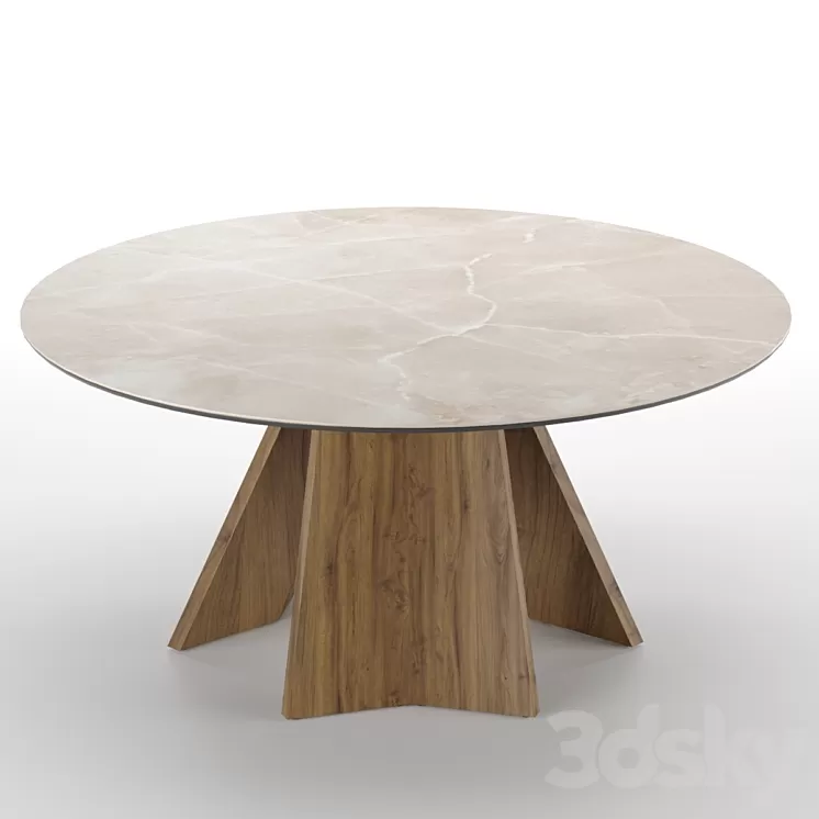 Calligaris Icaro Round Table 3D Model Calligaris Icaro Round Table 3D Model