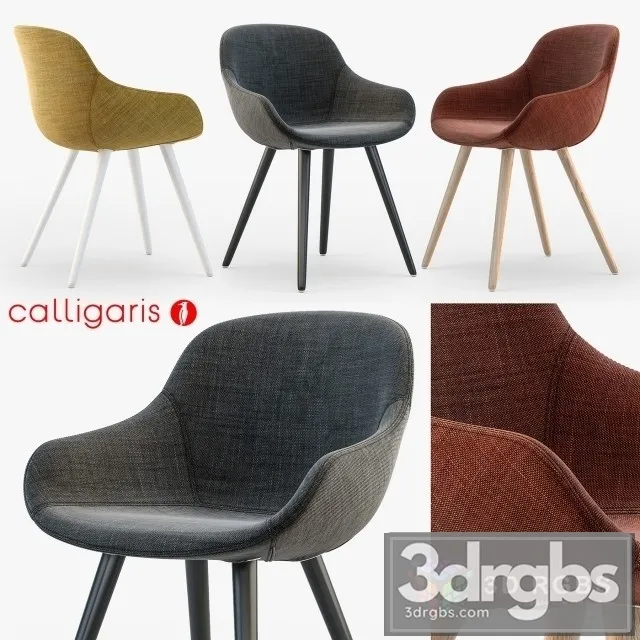 Calligaris Igloo Dining Chair 3D Model Download
