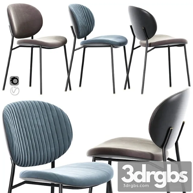 Calligaris ines dining chair 2 3D Model Download