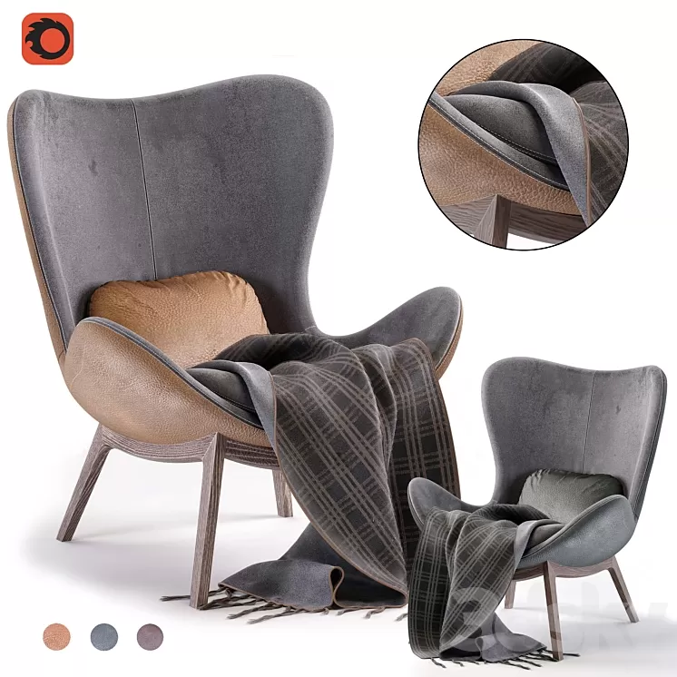 Calligaris lazy 3D Model Calligaris lazy 3D Model