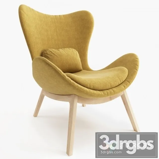Calligaris Lazy With Wooden Base 3D Model Download Calligaris Lazy With Wooden Base 3D Model Download
