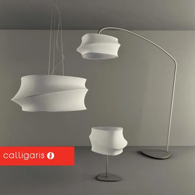 Calligaris light set 3D Model Calligaris light set 3D Model